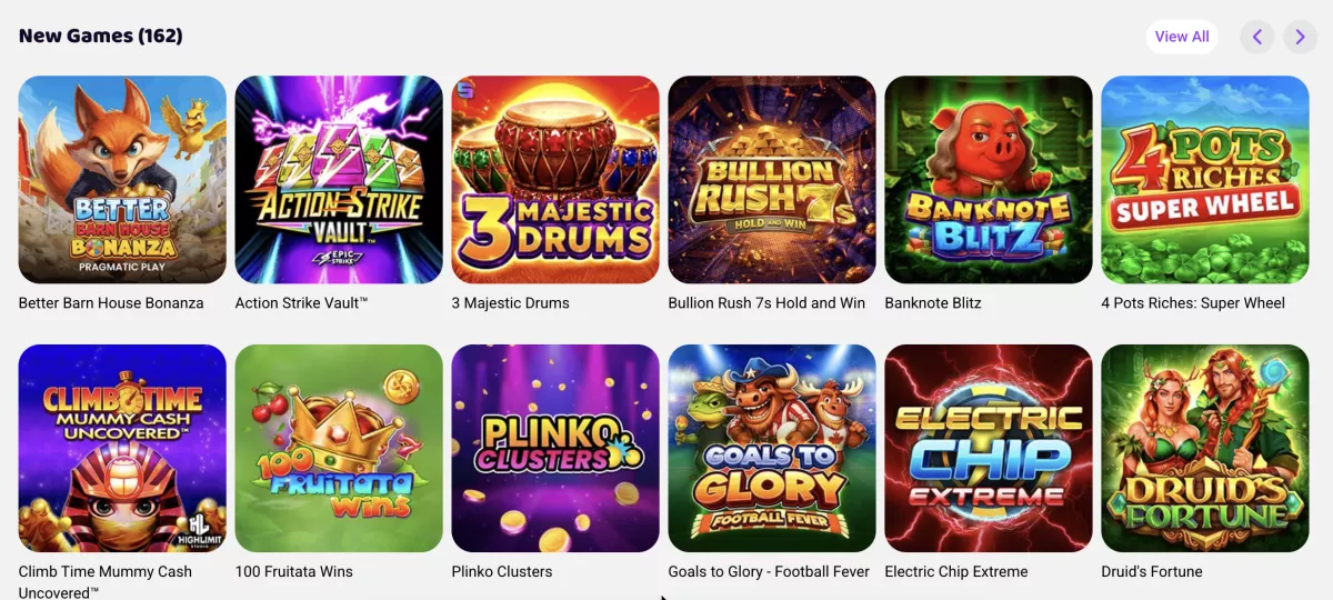 Nuevo juego de BooCasino